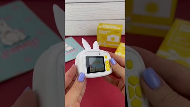 Цифровой фотоаппарат для детей 20 Мп с селфи камерой и записью видео HD / Фотокамера с чехлом Панда смотреть онлайн