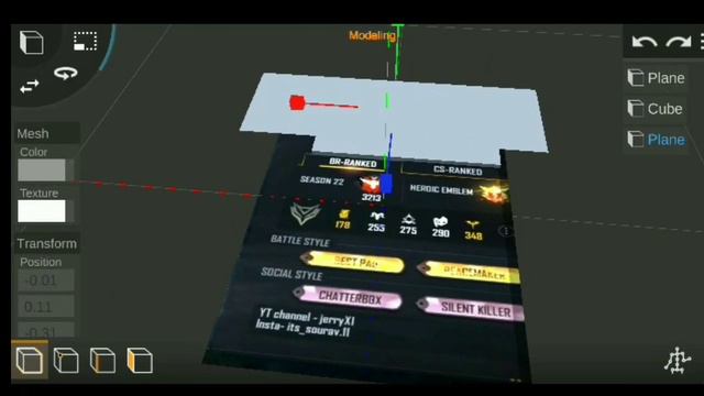 New trending 3D profile preview #tutorial || tiktok #trend|| prisma 3D X alight motion ff || jerryx