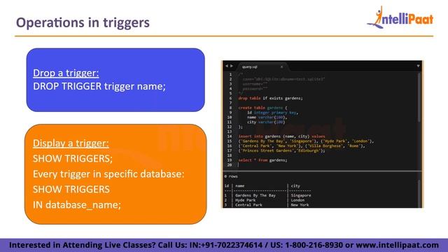 Triggers In SQL | Triggers In Database | SQL Triggers Tutorial For Beginners | Intellipaat