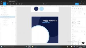 CARA BUAT TWIBBON TAHUN BARU DI FIGMA