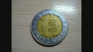 5 песо Мексика!!
