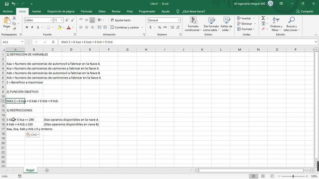 Programación lineal: Carrocerías de autos y camiones. смотреть онлайн