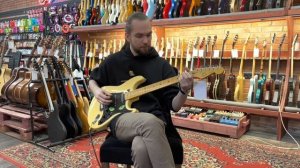 Обзор электрогитары Fender American Standard Stratocaster E-series HH Vintage White | SKIFMUSIC.RU