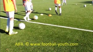 Техническая тренировка футболиста