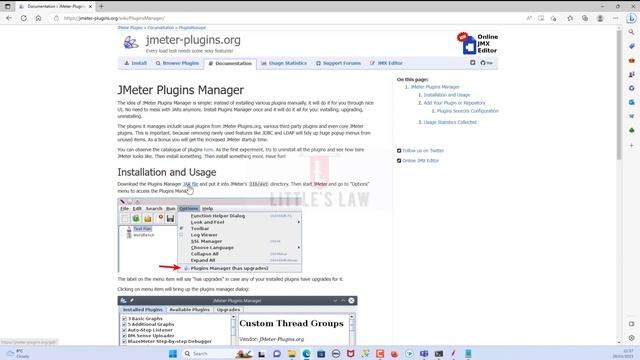 JMeter Plugin Manager not showing up in Options!!!????? #jmeter #plugins #performancetesting