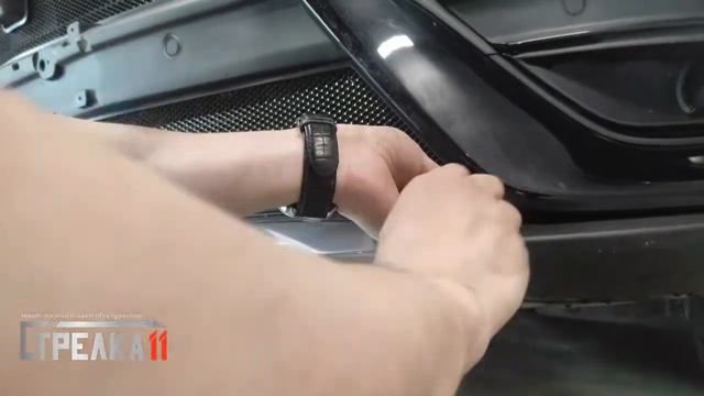 Защита радиатора GEELY TUGELLA FY11 (I) с 2019г.в. (Черный) - Strelka11.ru