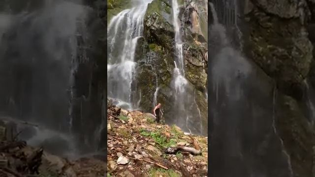 Гегский водопад в Абхазии