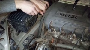 Замена ремня генератора Daewoo Sens