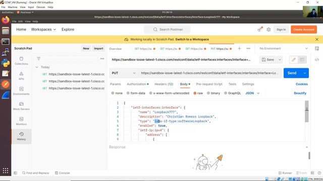 28.1.5 Lab - Use RESTCONF to Access an IOS XE Device смотреть онлайн