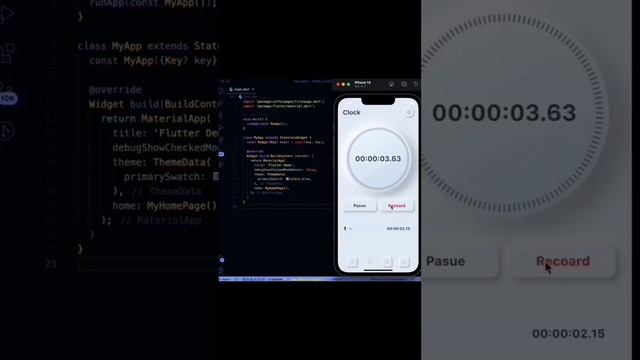 Alarm clock ⏰ using #swift #developer #flutter #ios #iosdeveloper #coding #kotlin #technology