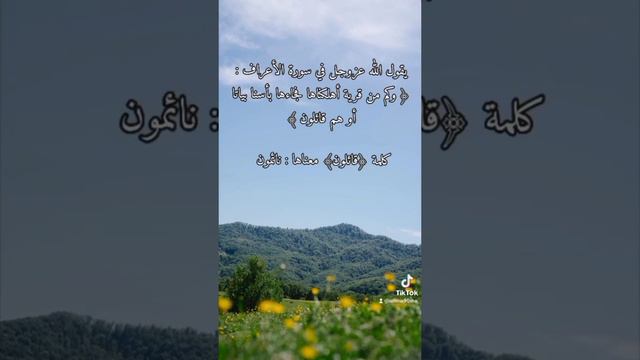 كلمات قرآنية قد نخطئ في فهمها (كلمة قائلون) 🕋 #quran #islam #صحح_فهمك_للقرآن