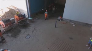 SIC - устройство полусухой песчано-цементной стяжки для дальнейшей виброукладки химстойкой плитки