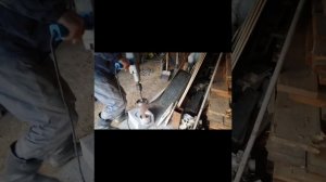 самодельный бур для стен с большим отверстием. Для дымохода и приточки.
