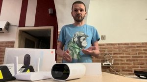 Xiaomi Mi kültéri biztonsági kamera szett + Mozgásérzékelő napelemes lámpa UNBOXING