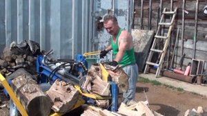 Гидравлический колун для любых дров.