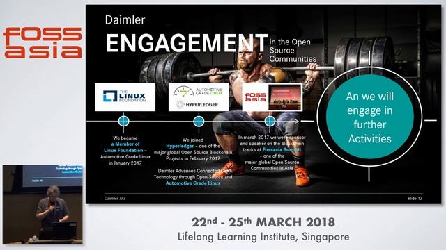 Daimler and Open Source - Jonas von Malottki- FOSSASIA 2018 смотреть онлайн