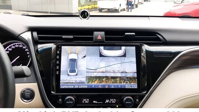 TOYOTA CAMRY 2020 trang bị Mobileye 630 / CAMERA 360 Safeview 3D LD900 / XFD BSM-01M / Màn hình DV смотреть онлайн