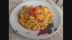 Рагу из кабачков с рисом