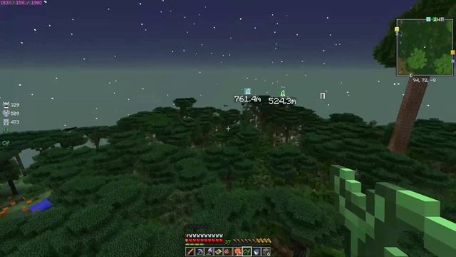 Minecraft. "Восхождение". Часть 33. Сбор всего дерева в сумеречном лесу 4. смотреть онлайн