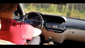 Мини-обзор Mercedes-Benz W221 S500. Разгон 0-100, 0-200. Мерседес с500