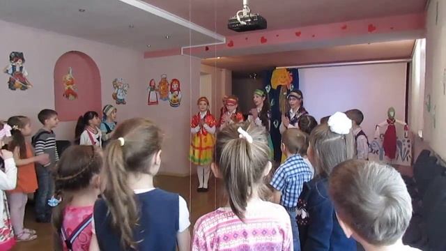 Широкая Масленица для детей в библиотеке, 3 смотреть онлайн