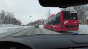 Казань 21.01.2024г. Циклон «Эфталия», последствия