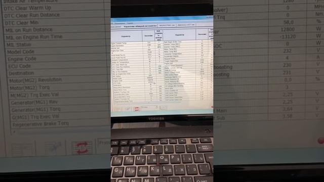 Toyota Prius сканирование Techstream после ошибки P3102