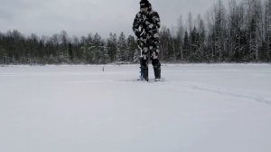 Ловля окуня и щуки. Рыбалка в самой глуши . Озеро у забытой деревни.