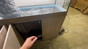 Аквариум на заказ 1000 литров 2 метра островное размещение