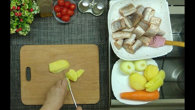 Хек с овощами в духовке просто и вкусно. Hake with vegetables in the oven is simple and tasty