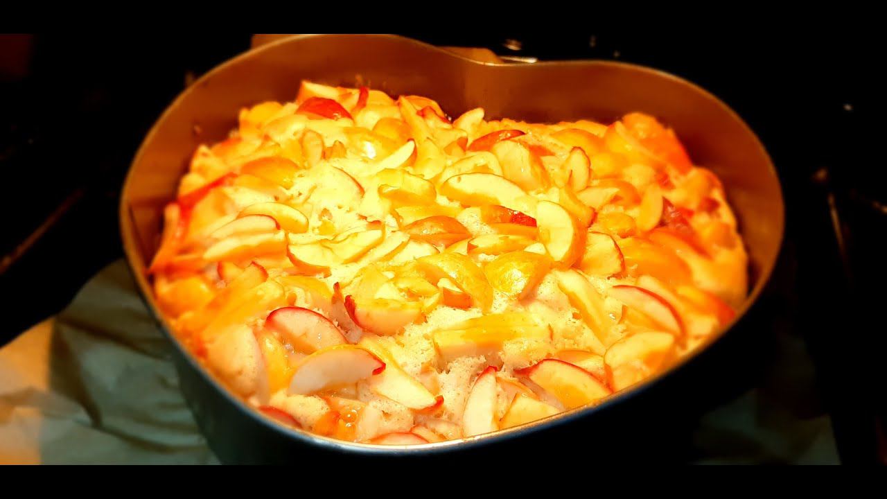 Пышная шарлотка. Ароматный яблочный пирог!