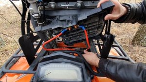 Установка выключателя массы на квадроцикл cfmoto x8