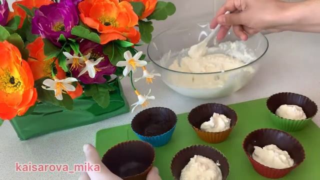 Шоколад+творог. Очень вкусный десерт. Шоколадный сырок за 20минут. #ппсырок#десерт#сырок#шоколадный