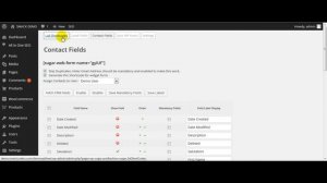 CRM Sugar Wordpress Form Builder For Contacts and Lead Capture Plugin Features demo