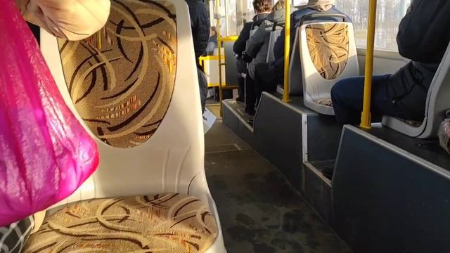 Минск. Поездка на автобусе МАЗ-107, гос. № АС 5293-7, марш. 114с (26.02.2021) смотреть онлайн