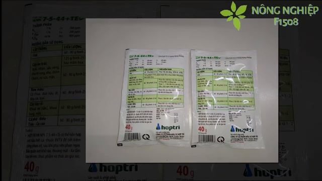 Phân bón lá nuôi trái, ngọt trái, kích thích ra hoa 7-5-44+TE смотреть онлайн