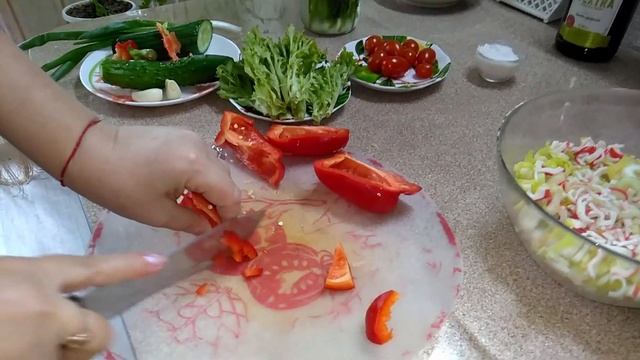 #АНАПА_Натка_солнце // Закупка продуктов // Овощные спринг роллы с соусом смотреть онлайн