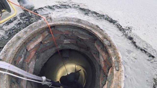 ГНБ прокол через дорогу в колодец. Труба Корсис 110мм. Краснодар