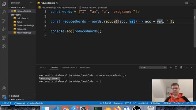 Reduce method - Javascript Series - 1
