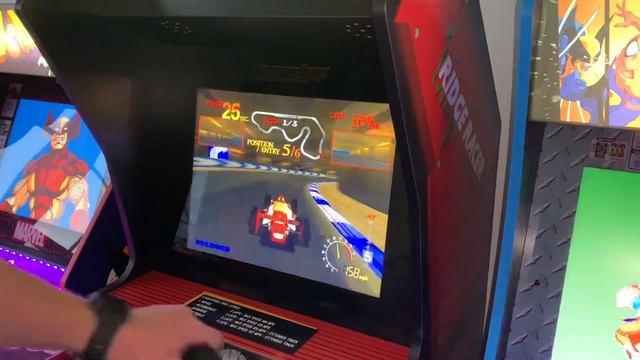 ARCADE1UP AT NIGHT! Ace Driver on the Ridge Racer Arcade1up Cabinet смотреть онлайн