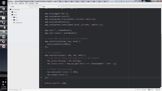 1 basic express setup смотреть онлайн