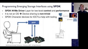 SDC2020: xNVMe: Programming Emerging Storage Interfaces for Productivity and Performance