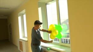 Оформление шарами Дет. Сада. Арка и фигуры из шаров Arch of balloons