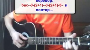 Прыгну со скалы - КиШ - аккорды в Am и разбор перебора, боя