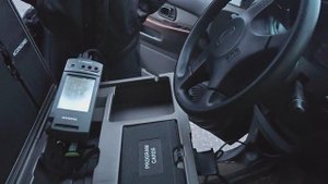 Проверка сканера Nissan Consult 2 - подключение к машине
