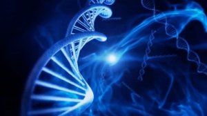 Видео заставка "Вращающаяся ДНК"