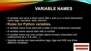 Python Variables in Telugu||Whole topic on Variables||#pythonvariables