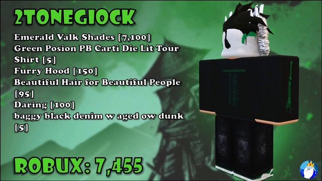 Emerald Valk Shades Roblox Outfits смотреть онлайн