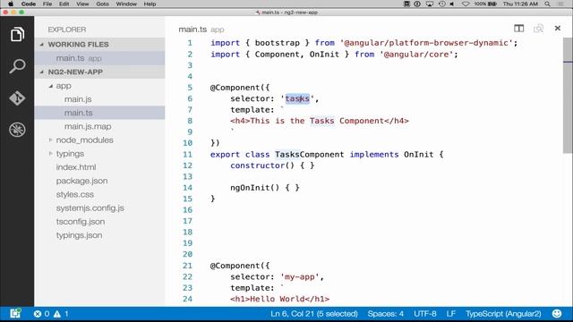 04 - (03) Introduction to Angular 2.0 - Demo Creating our First Component смотреть онлайн
