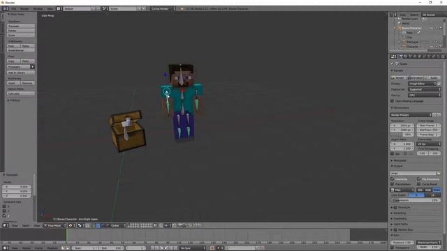 How to create AMAZING renders of your Minecraft Character !!! | Blender Tutorial смотреть онлайн